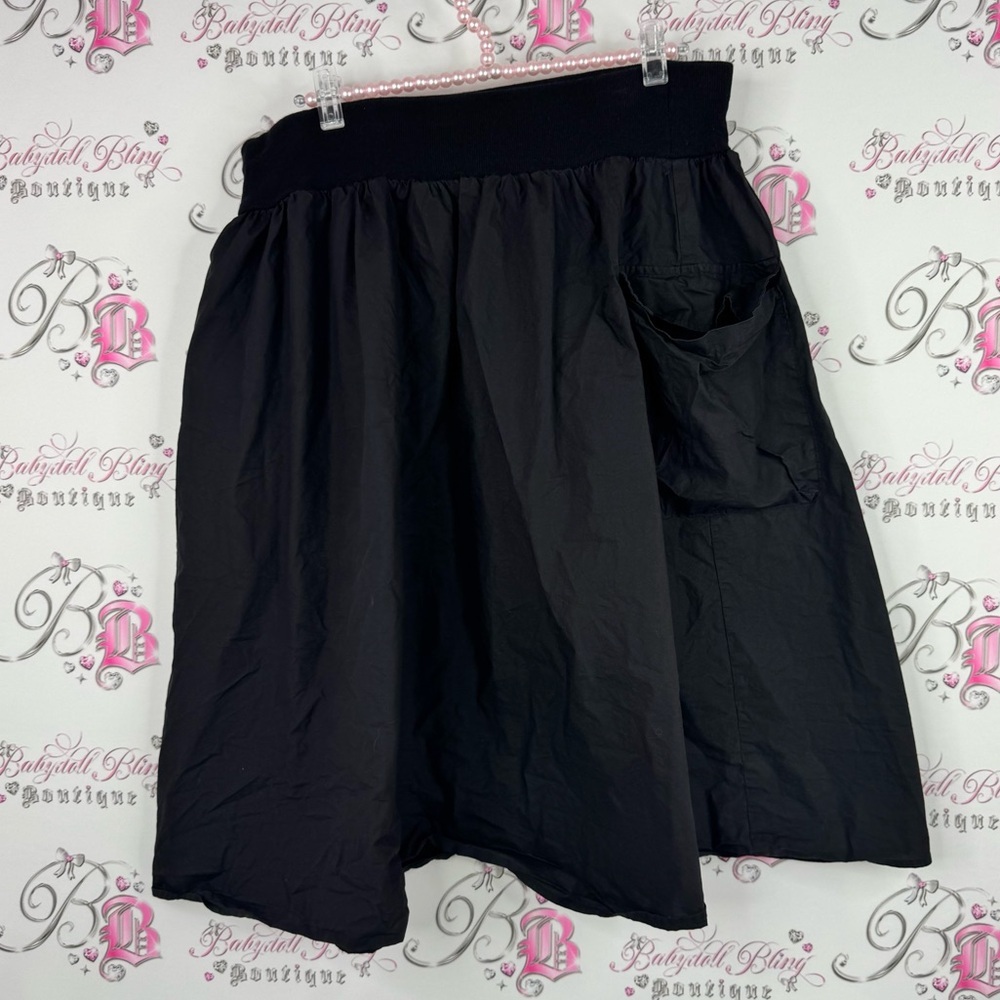 Rachel Zoe skirt pocket Elegant Black A-Line Skirt mini